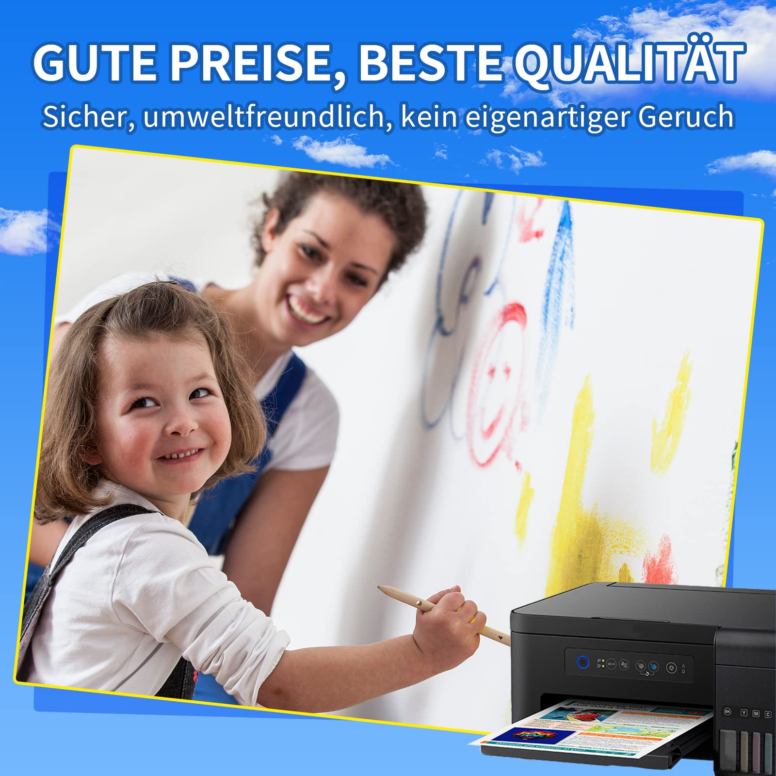 10 Rollen DK-22243 DK22243 Endlosetiketten kompatibel für Brother P-Touch DK-22243 selbstklebende Endlosetiketten(102 mm x 30,48 m) für QL-1050,QL-1060N,QL-1060NX,QL-1100,QL-1110,QL-1110NWB (10)