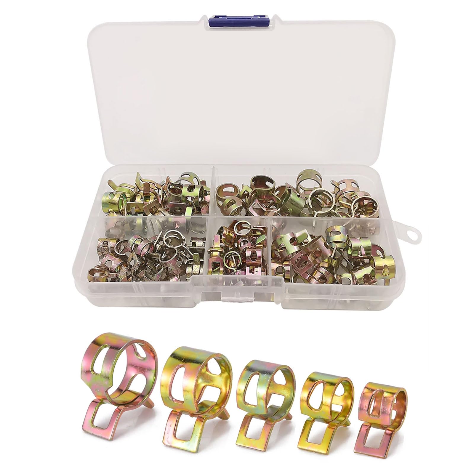 Ezitruz 25 Stück Federklemmen 20mm - Schlauchschellen Für Kraftstoff & Wasser