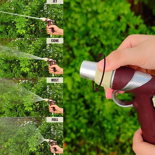Miniatura 5 de Winslow&Ross - Boquilla rociadora de jardín, boquilla rociadora de manguera de jardín de 8 patrones de pulverización y boquilla de pulverización de