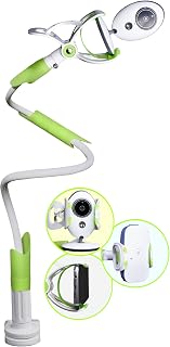 Soporte para vigilabebés con cámara o audio, interfono y smartphones, por ejemplo, para Philips Avent, NUK Eco Control, Reer, Motorola, Angelcare, Samsung, iPhone, color verde Atairs