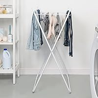 Vista 3 de Honey-Can-Do Tendedero plegable de metal blanco DRY-09864 blanco