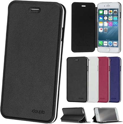 doupi Deluxe Flipcover - Carcasa/Funda magn?tica para Apple iPhone 6/6S (4.7