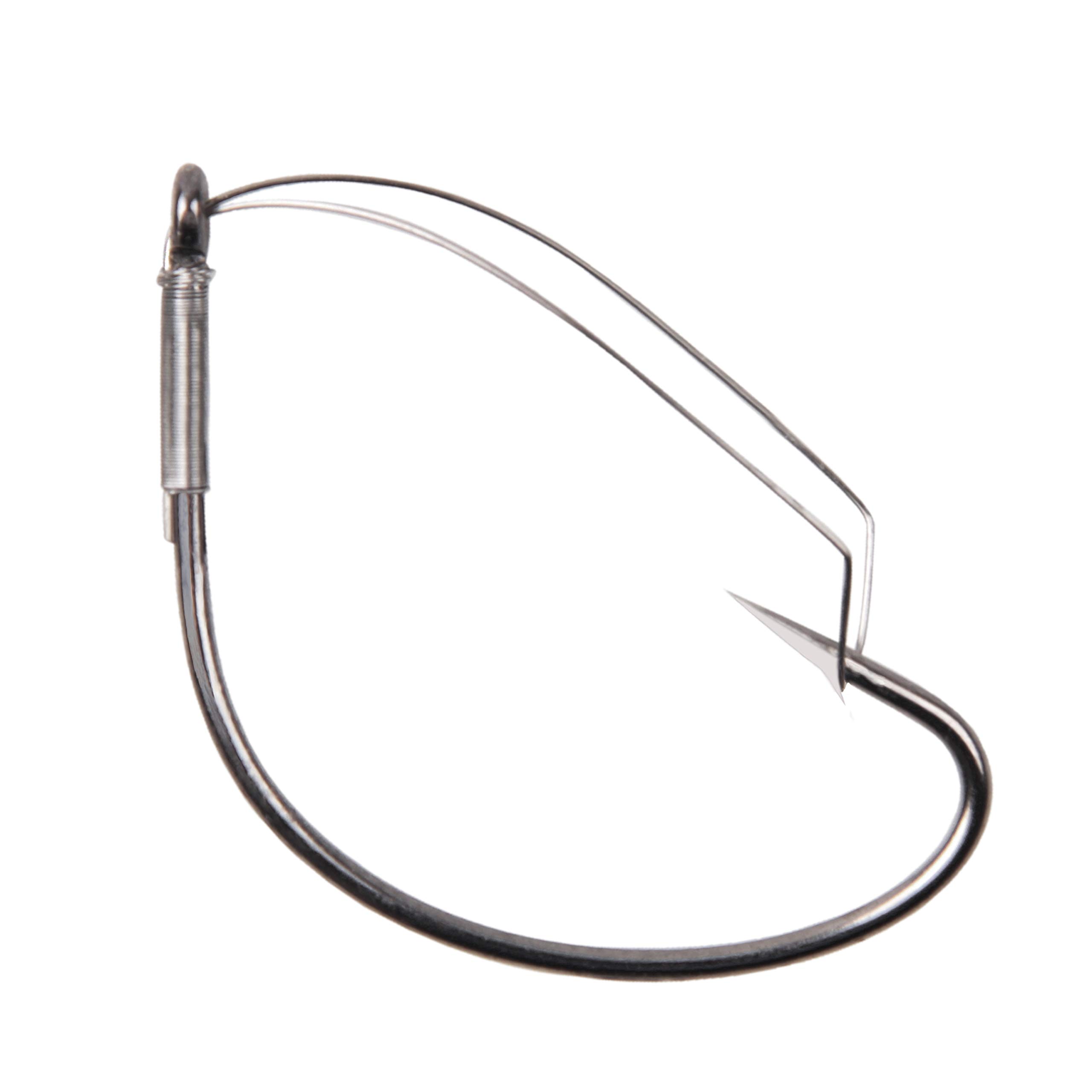 Wacky Weedless Hook - Wide Gap Hook, 25 / 50pcs 304 Stainless Steel Wacky Rig Hook for Wacky Style