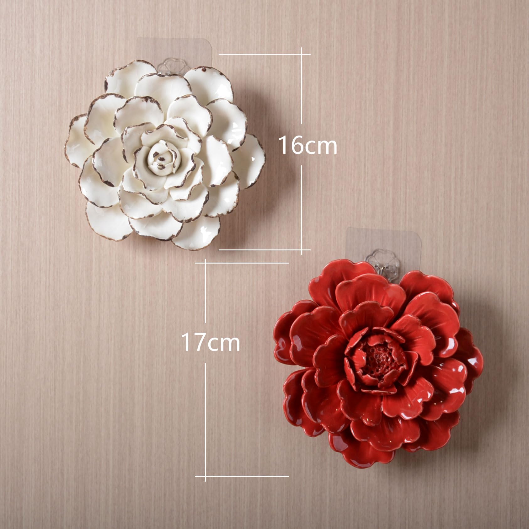 Kare Design Décoration Murale Orchidée Élégante Blanc/Or - Fleur Réaliste Pour Salon, Chambre Et Bureau - 25x24x7 Cm