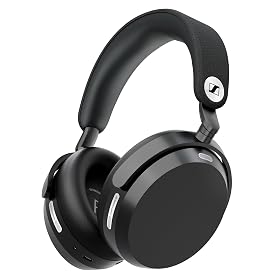 Sennheiser Momentum 5 Wireless Headphones with Adaptive ANC, Replaceable Battery, aptX Lossless, Dolby Atmos Spatial Aud