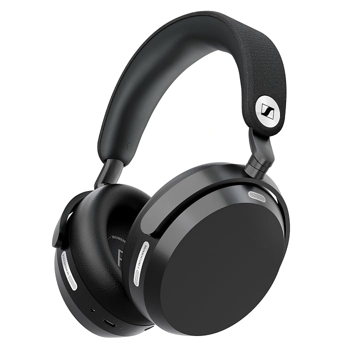 Sennheiser Momentum 5 Wireless Headphones with Adaptive ANC, Replaceable Battery, aptX Lossless, Dolby Atmos Spatial Aud