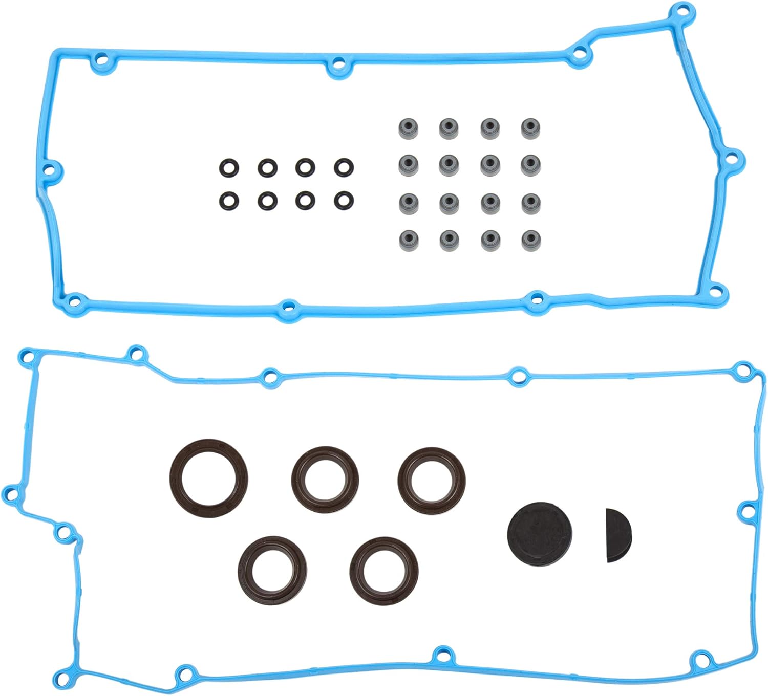 Evergreen HSHB5052 Head Gasket Set Head Bolts Fit 06-11 Hyundai Accent Kia Rio 1.6 DOHC G4EC G4ED