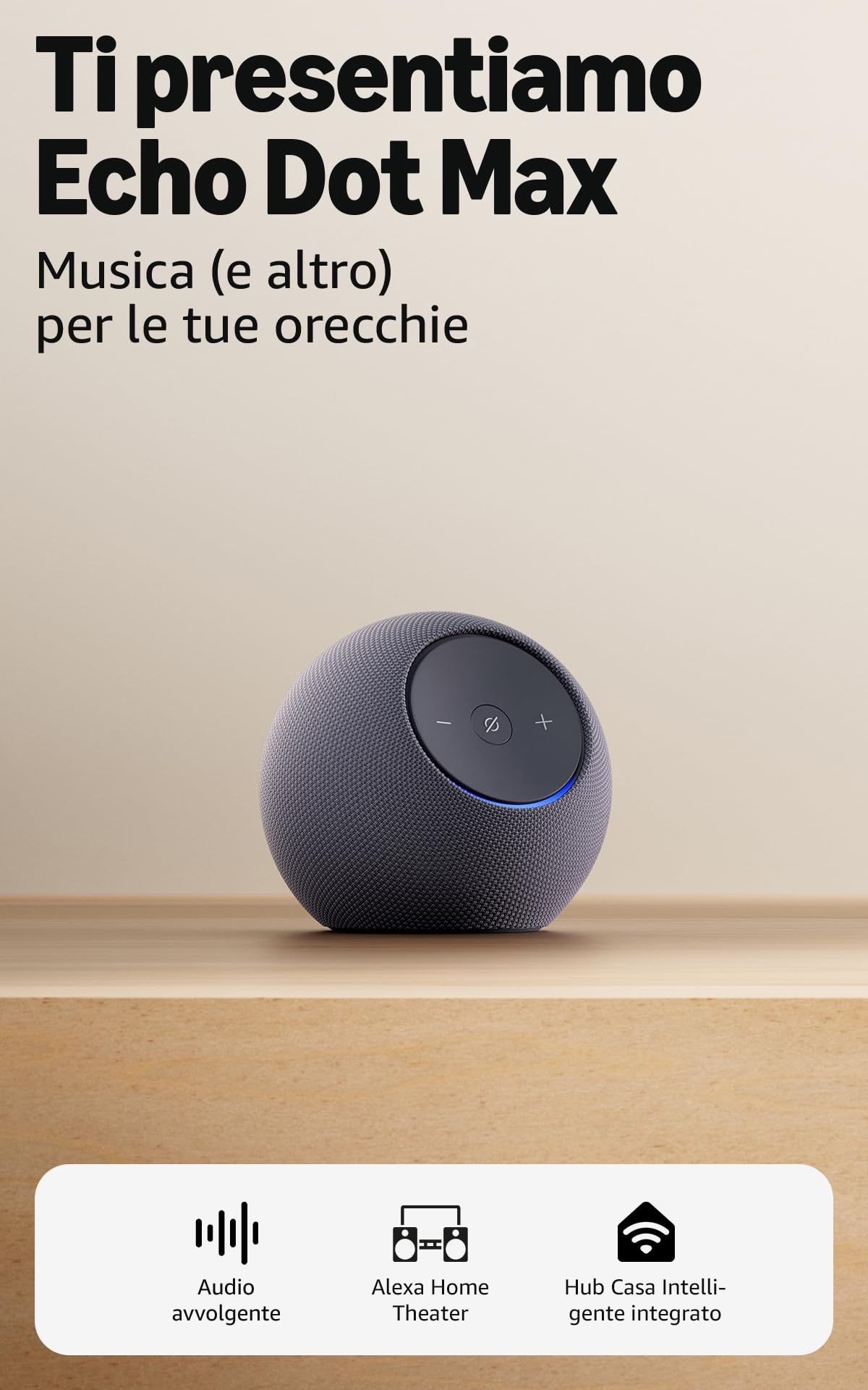 Amazon Echo Dot Max, la recensione: Un compagno sonoro elegante e intelligente