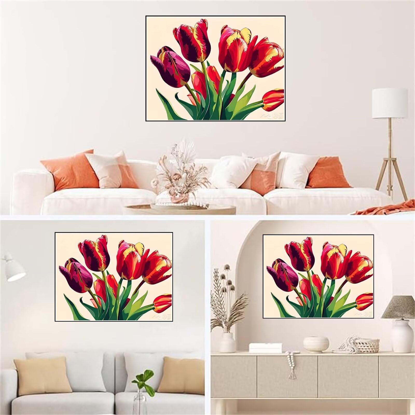 Schilderen op nummer - Boeket rode tulpen kopen? Kijk snel Schilderen op nummer - Boeket rode tulpen kopen? Kijk snel