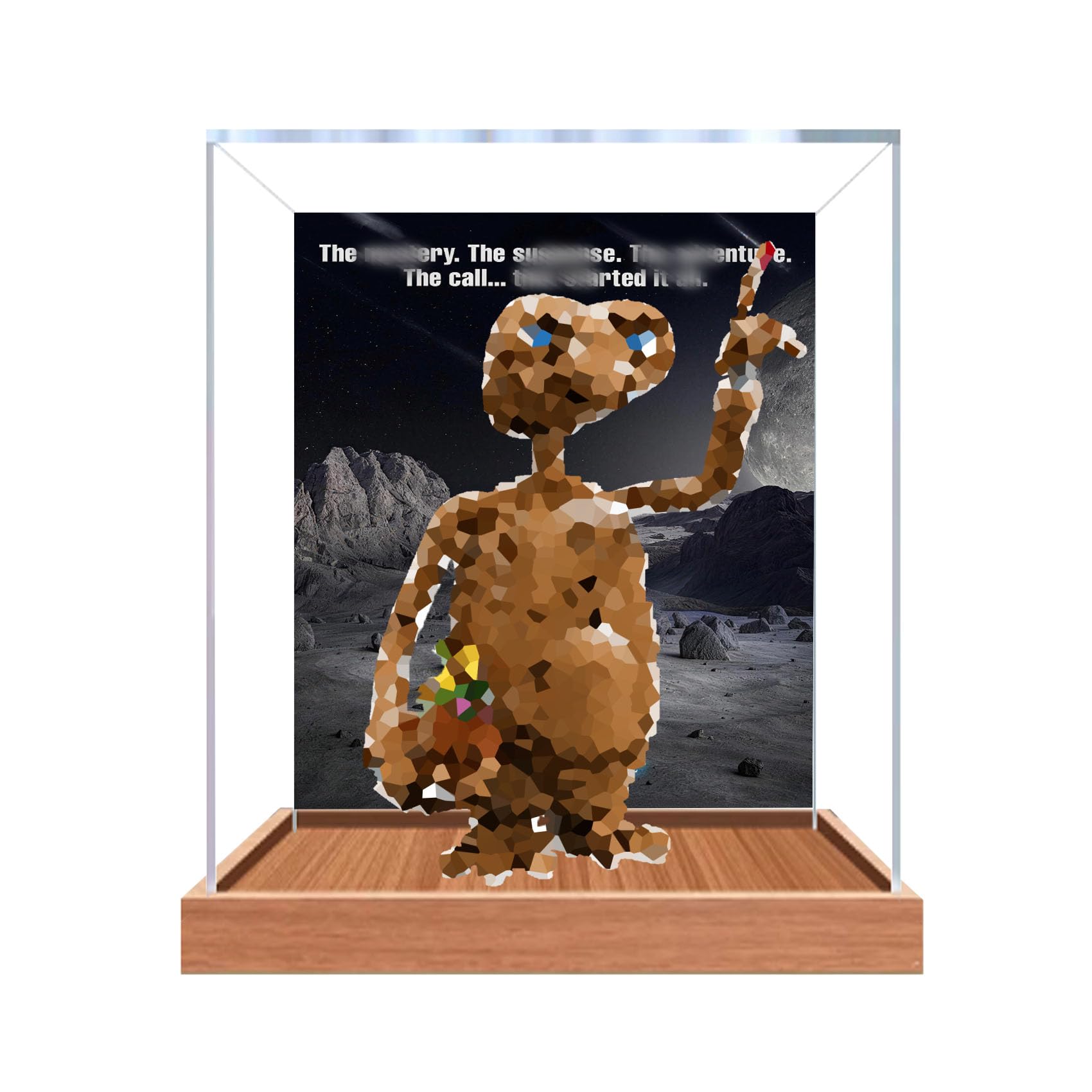 Dustproof acrylic Display Case for Le-go 21370 Model (Background3mmB)