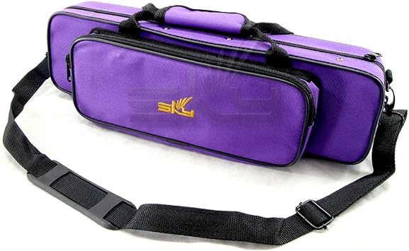 Sky "C" Flute Lightweight Case with Shoulder Strap Purple
