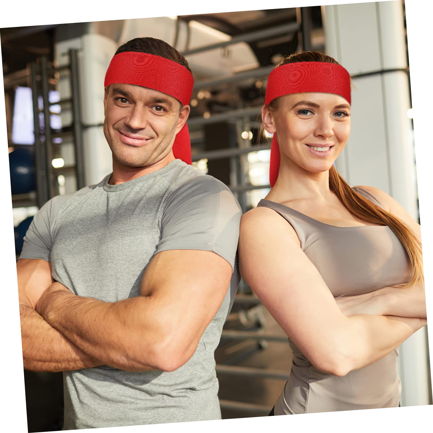 BESPORTBLE 8 Pcs Écharpe Bandeaux De Sueur Bandeaux pour Femmes Attaches De Cheveux pour Femmes Bandanas pour Femmes Bandeaux De Tennis Bandanas De Couleur Unie Cravate Bandeau pour Femmes