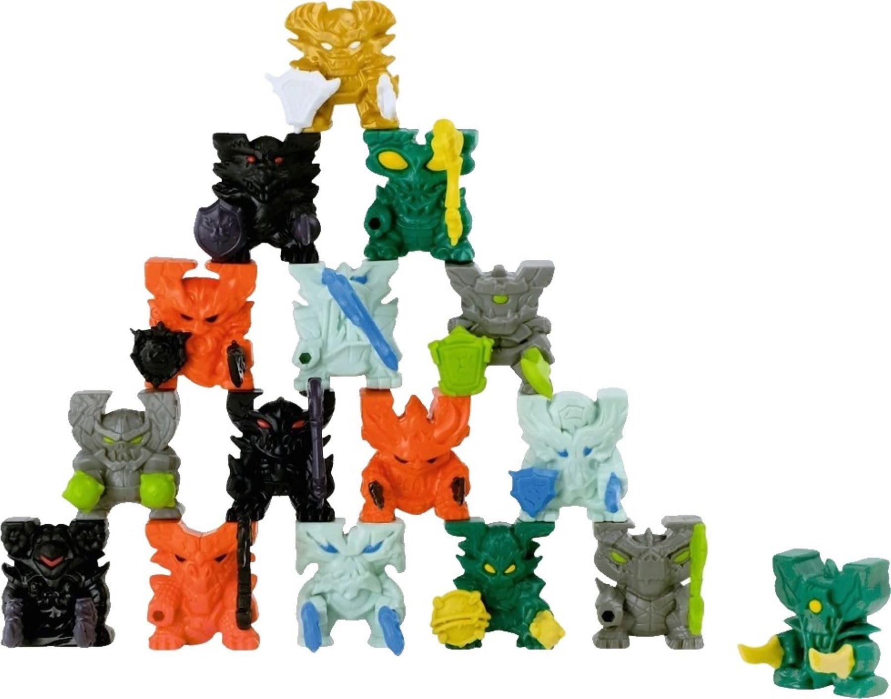 SCHLEICH 81262 Mini Creatures Collectable Figures Set, Series 4, 16 Fantasy Creatures from Eldrador's Worlds
