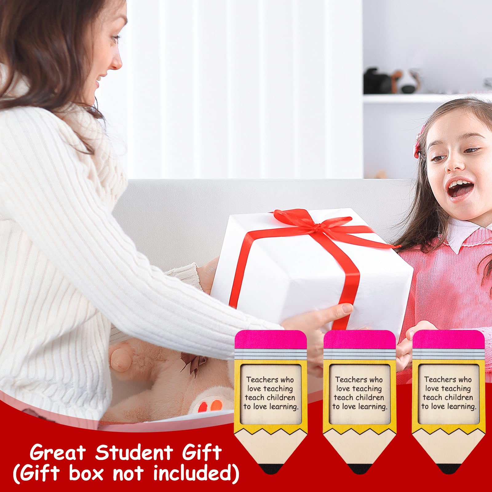 CINRLLA Special Education Teacher Pen Holder - Desk Organizer With Sticky Notes Holder