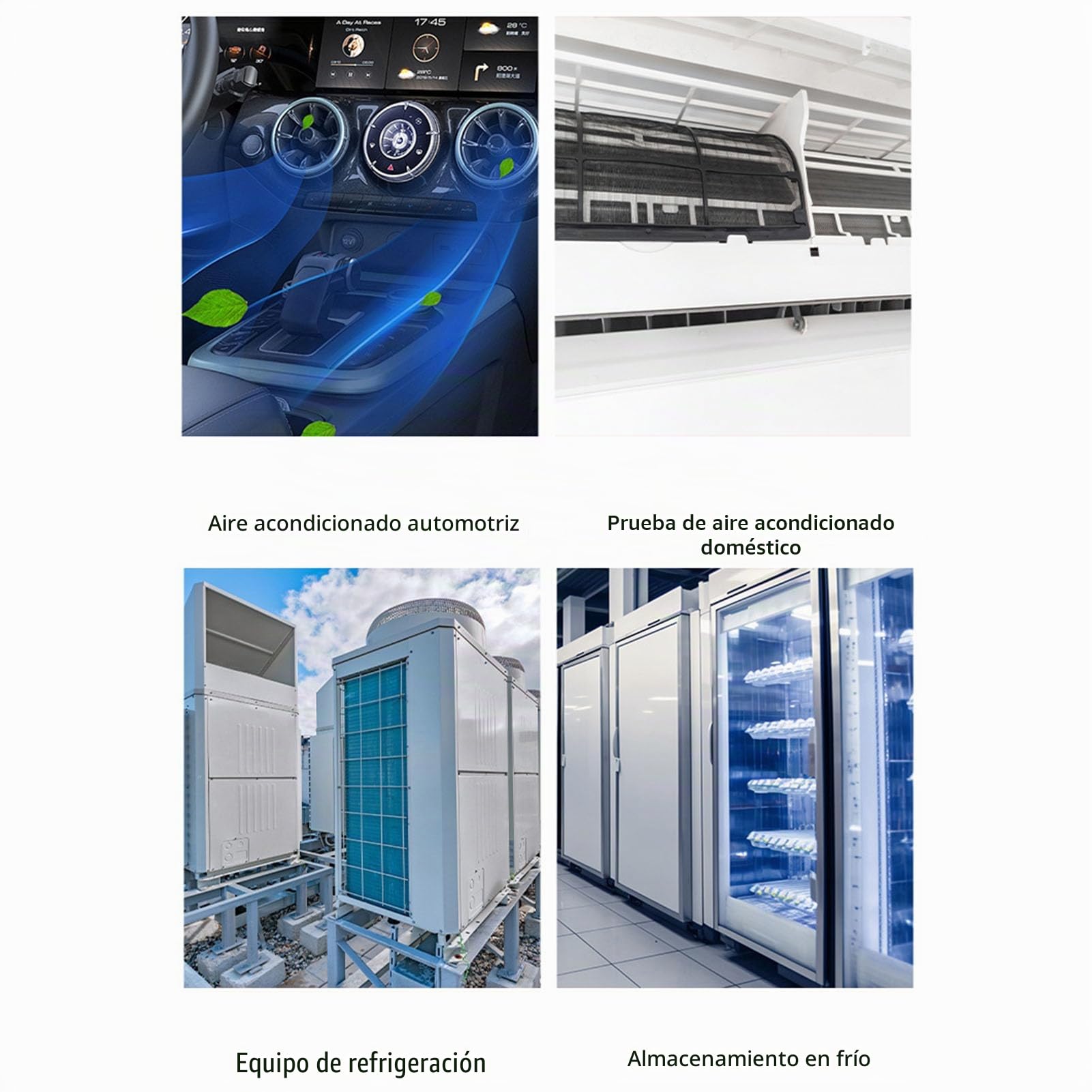 Garosa Refrigerantes de HVAC Presión Digital Gage AC Refrigerante Manifegolio Digital Conjunto de Presión de 0-6000 KPa