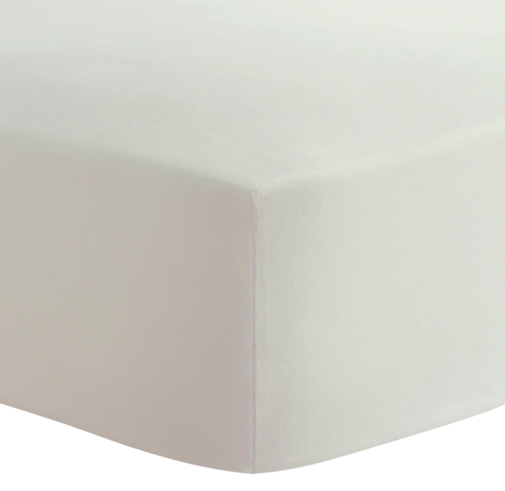 Drap de voyage en jersey biologique premium Kushies blanc cassé pour nourrisson