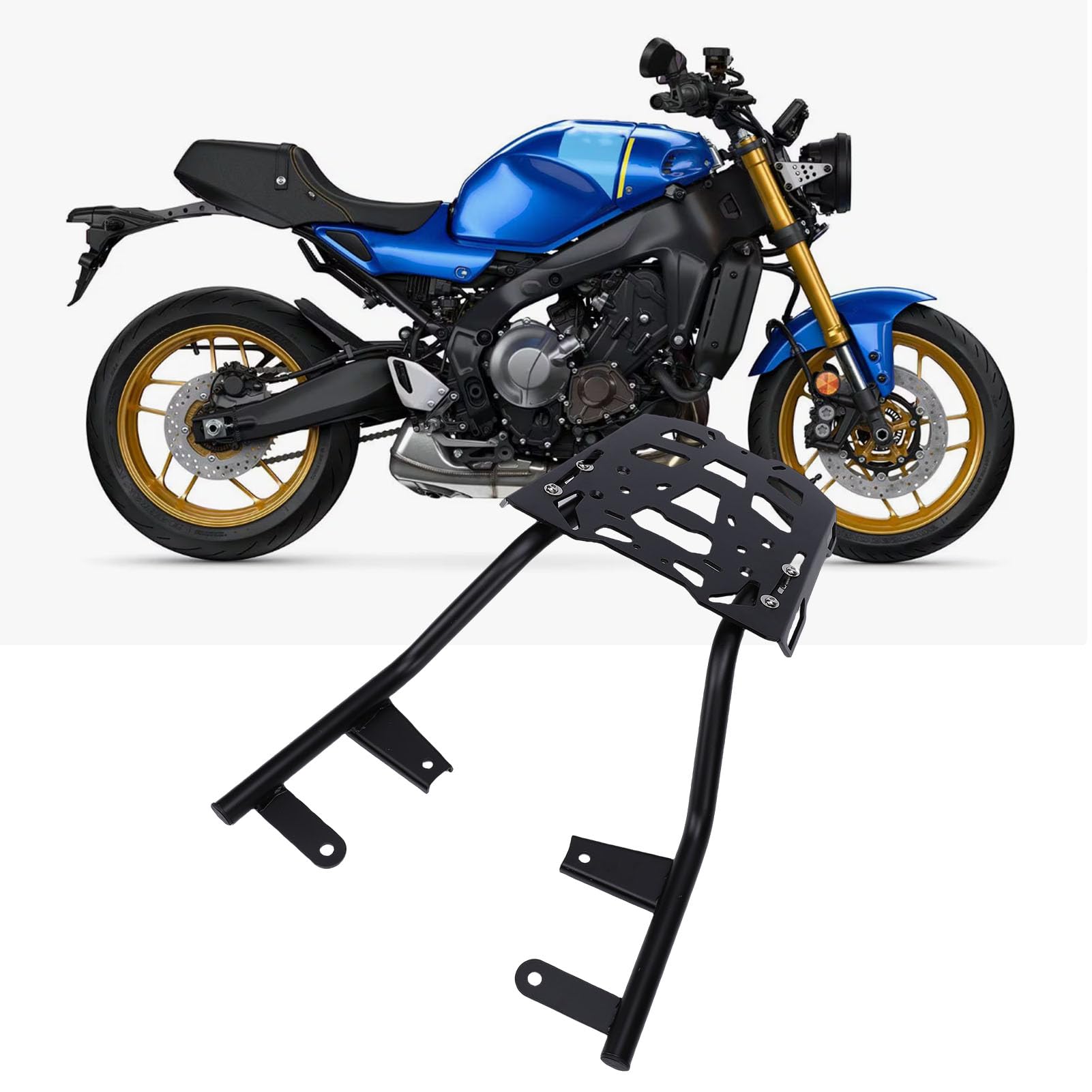 Porte-Bagages Arrière de Moto, Support de Rangement Arrière Haute Résistance avec Construction de Tubes sans Couture pour XSR 900 2022 2025 XSR900 GP 2024 2025