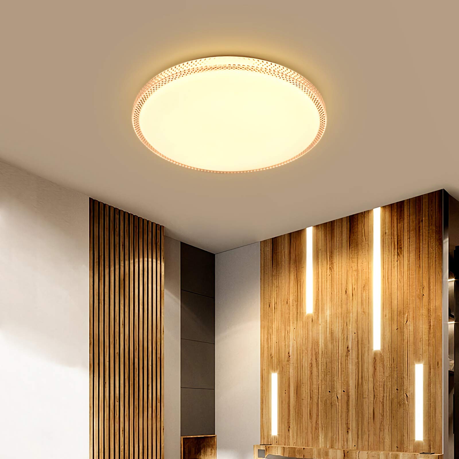 Plafonnier LED encastré 36W variable pour éliminer les zones d'ombre dans la cuisine