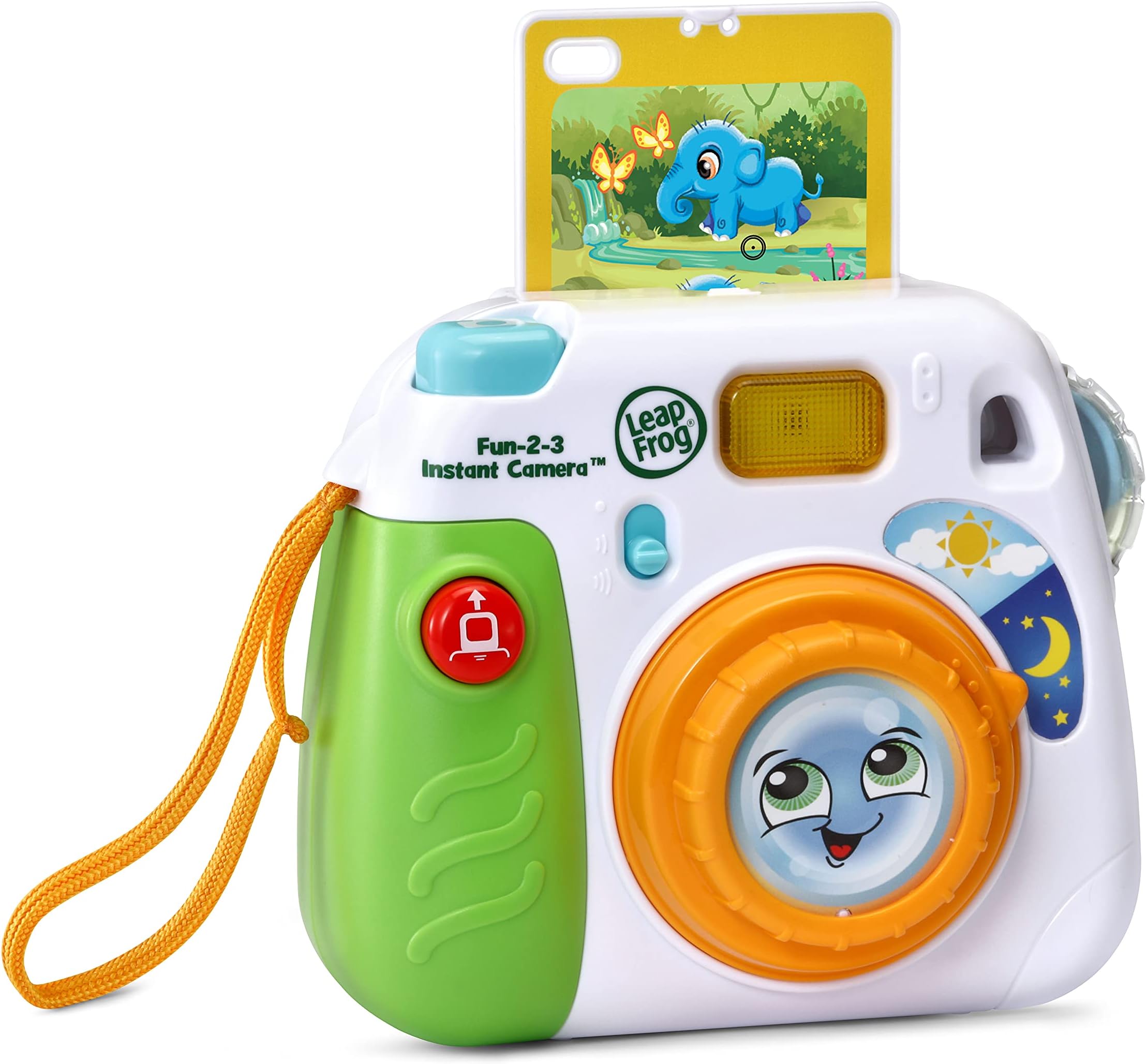 LeapFrog Fun-2-3 Instant Camera, Learning Kids Camera with Animals, Numbers, Shapes and Colours, Interactive Toy with Learning Games, Songs and Phrases, Toy Camera for Kids Aged 12 Months +