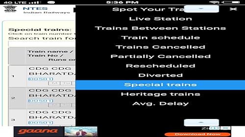 Train Enquiry