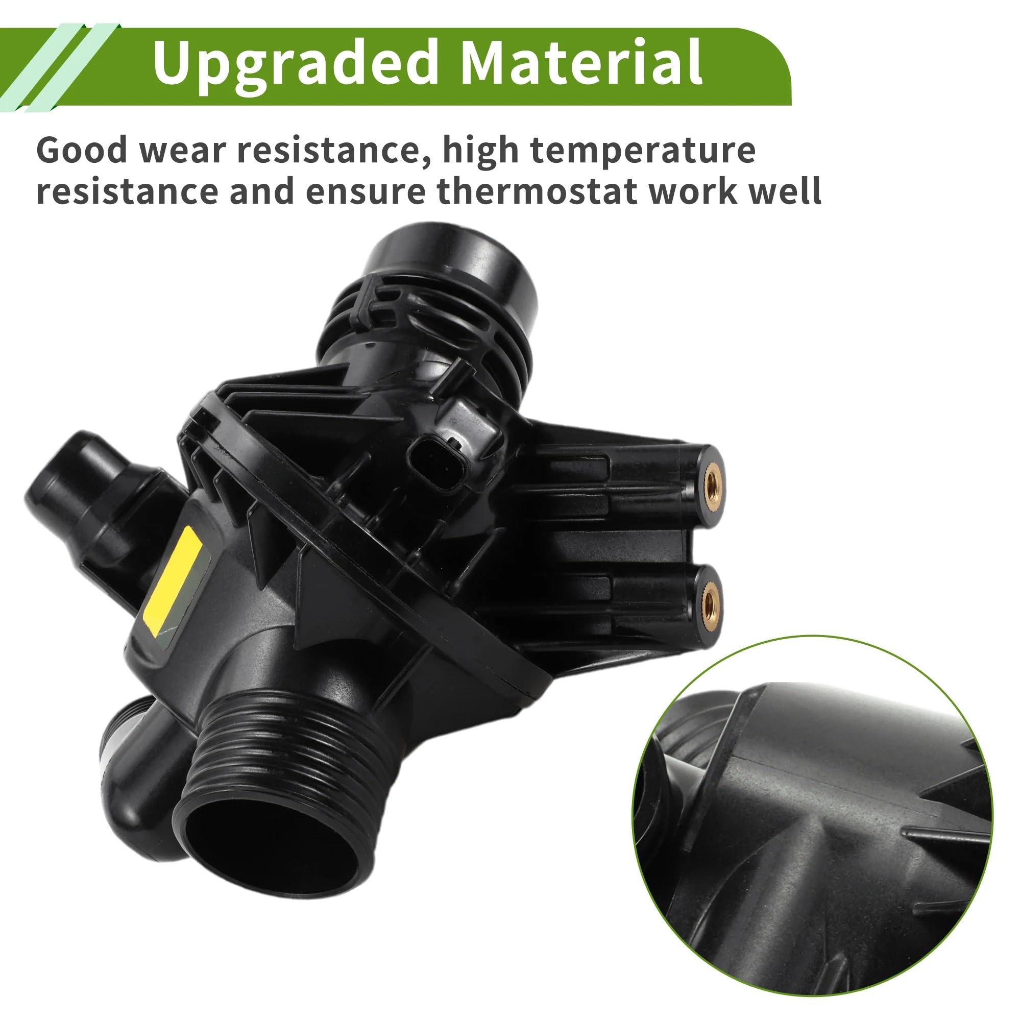 OBUDOWA TERMOSTATU Zespół obudowy termostatu płynu chłodzącego silnika pasujący do BMW F25 X3 2010-2012 3.0L Termostat