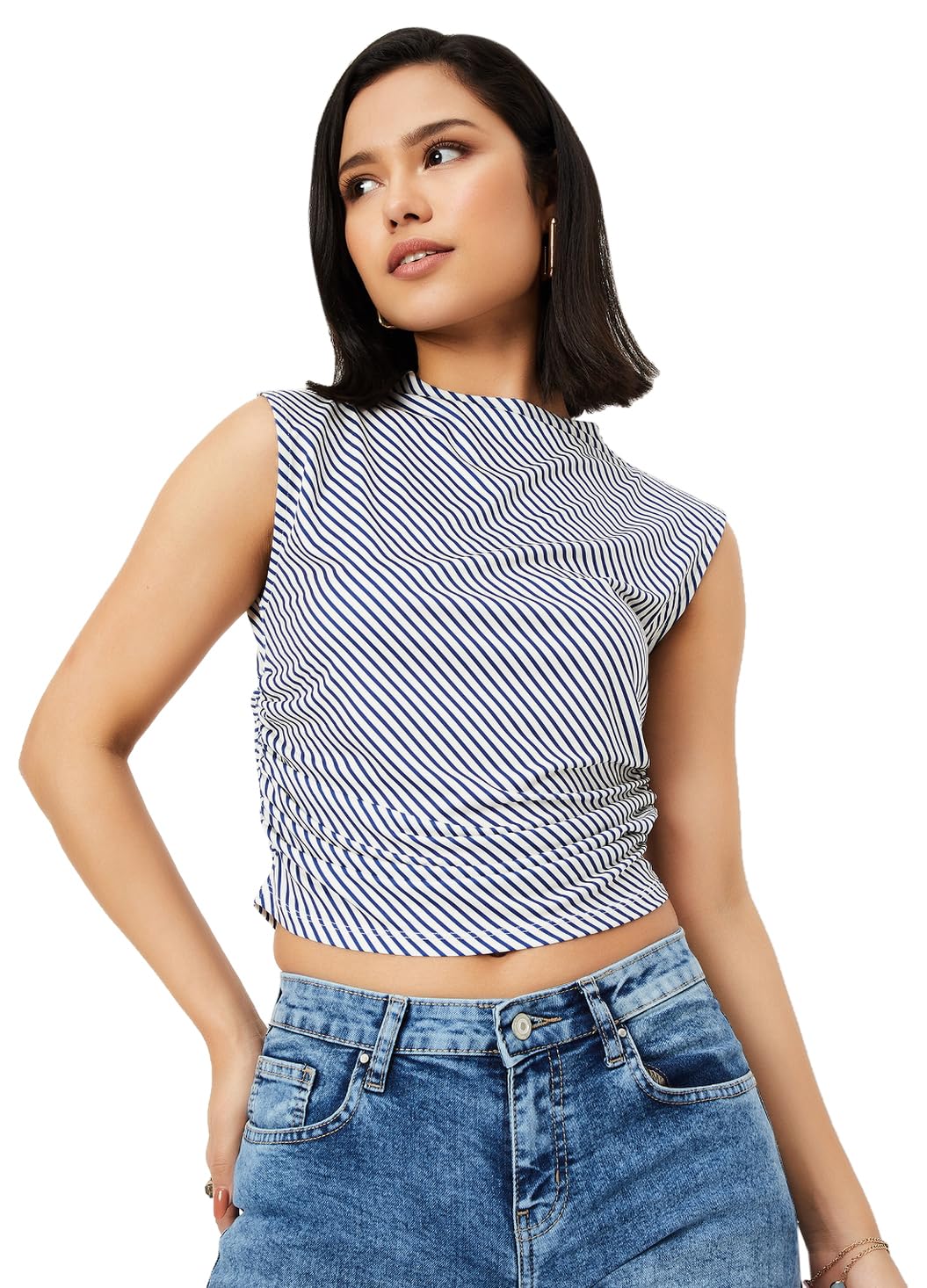 Women's Cotton Solid Regular Fit Top
