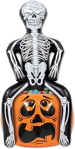 Beistle - Hielera inflable, contenedores de bebidas para fiestas, con decoración espeluznante de Halloween