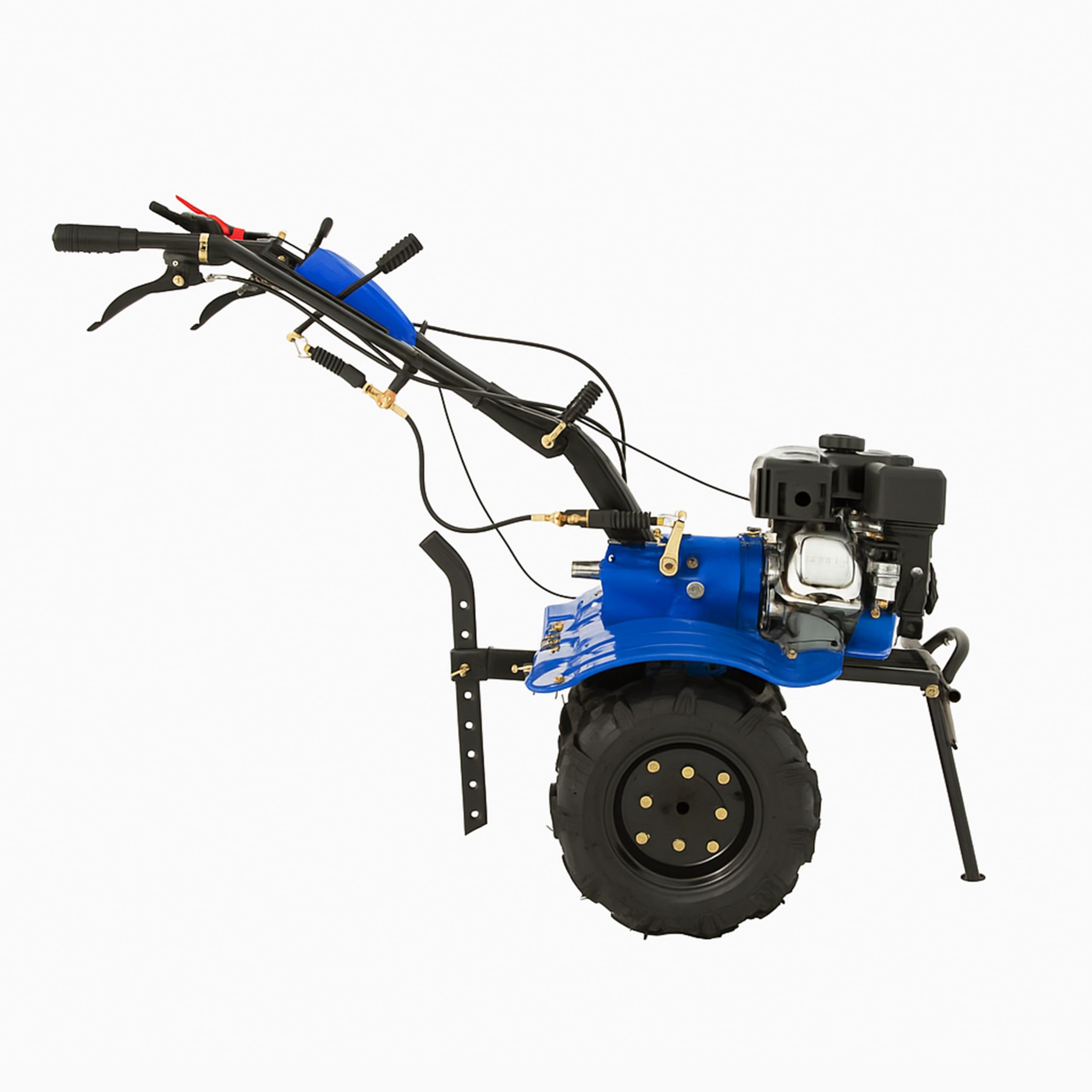 Motozappa 7,5HP Benzina Coltivatore Professionale 212cc 4 Tempi Giardino Orto 16 Lame Larghezza 800-1000mm Profondità 100-300mm Manubrio Regolabile Guanti e Cuffie Inclusi