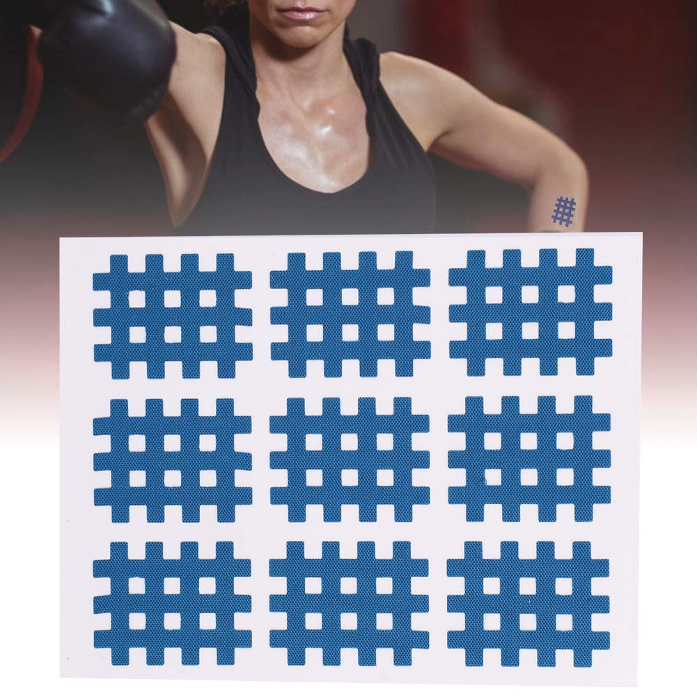 10PCS/Bag Spiral Cross Kinesiology Tape,Tapes for Sore Joints, Pain Relief Stickers, Cross Tapes for Tense Muscles, Sport Muscle Tape, Sports Papers(dark blue), Tapes for Sore Joints, 10PCS/Bag