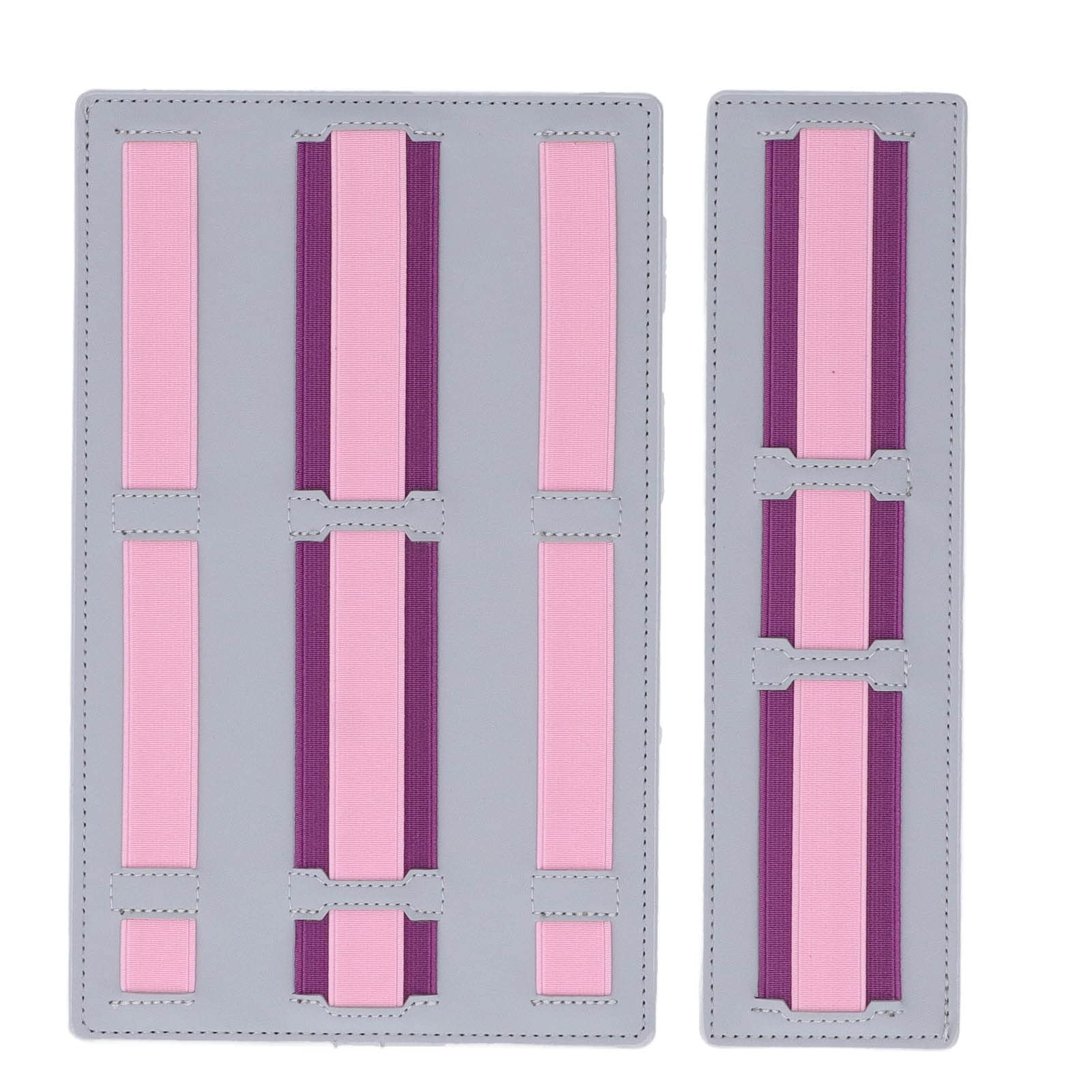 SIXRUN Organizzatore Elettronico Portatile Organizzatore Elettronico Pieghevole in Pelle PU 26 X 16 Cm Adesivo Tech Storage per Cavo Mouse Caricatore per Laptop Tablet Ufficio Viaggio Studio (PINK)