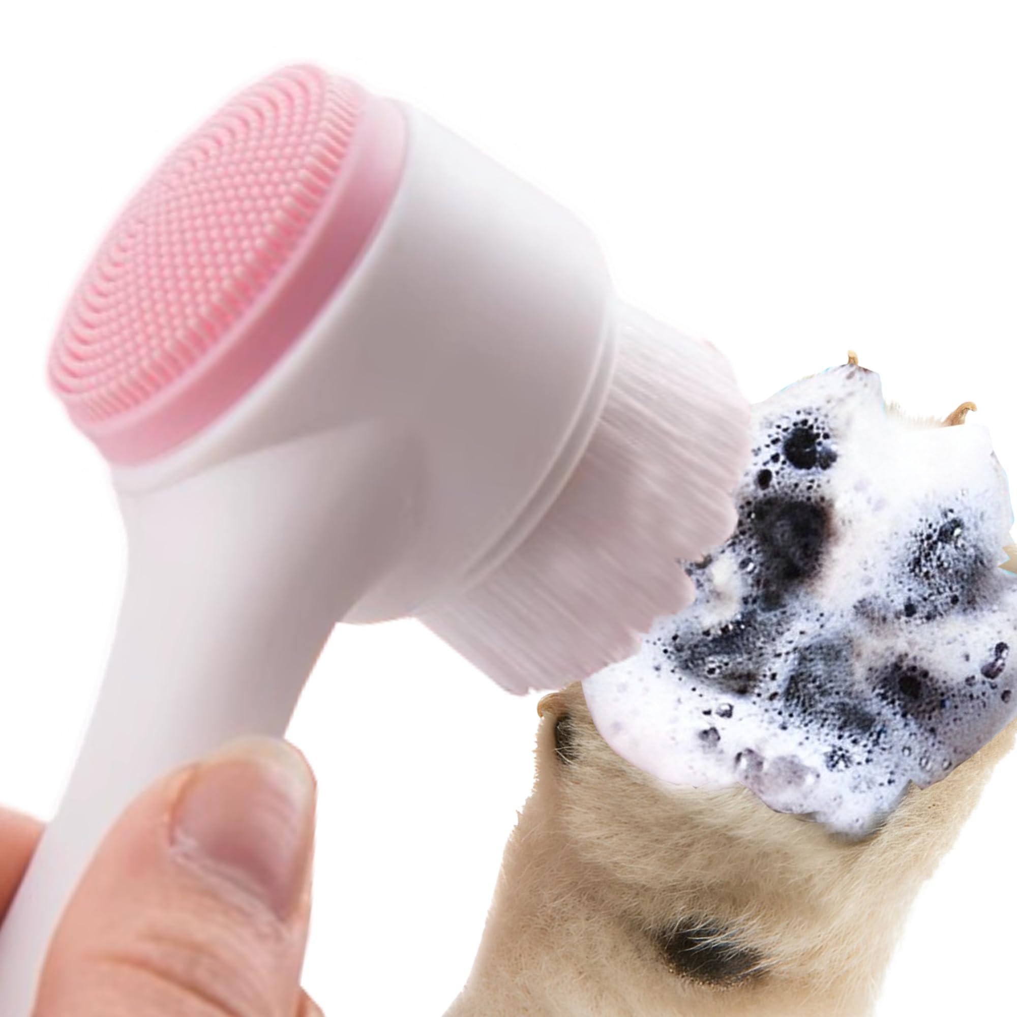 Amazon.co.jp: AZ-FRONT ペット用肉球クリーナー 足洗いブラシ 散歩後