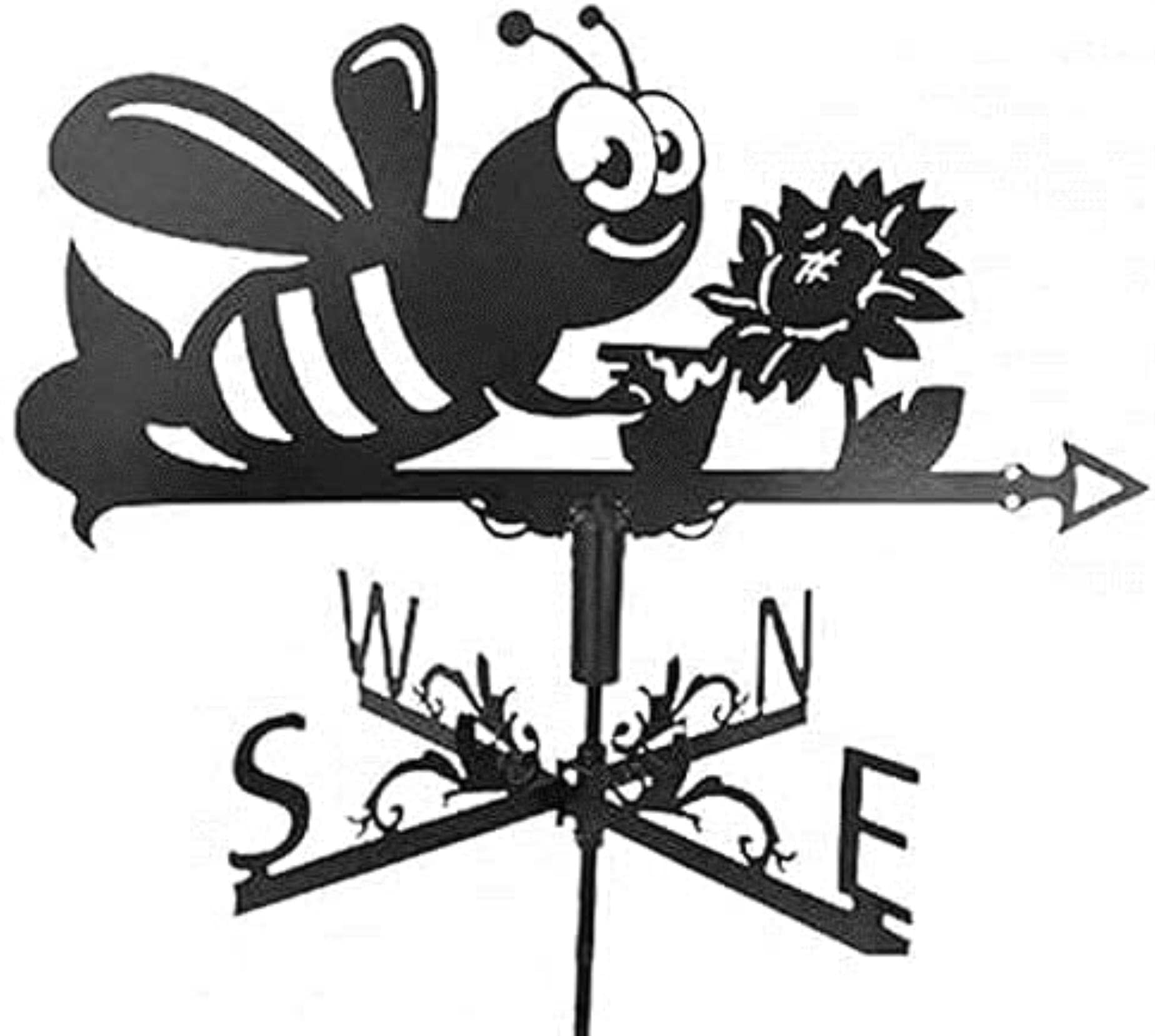 TAXXII Weathervane Weather Vane Wind Direction Yard Scene Stake Orment Home Windmill Garden Outdoor garden courtyard weather vane