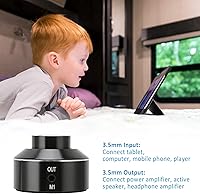 Vista 7 de Mini mando de control de volumen activo controlador de volumen, perilla de control de volumen de 0.138 in, ajuste de audio de altavoz, para ver