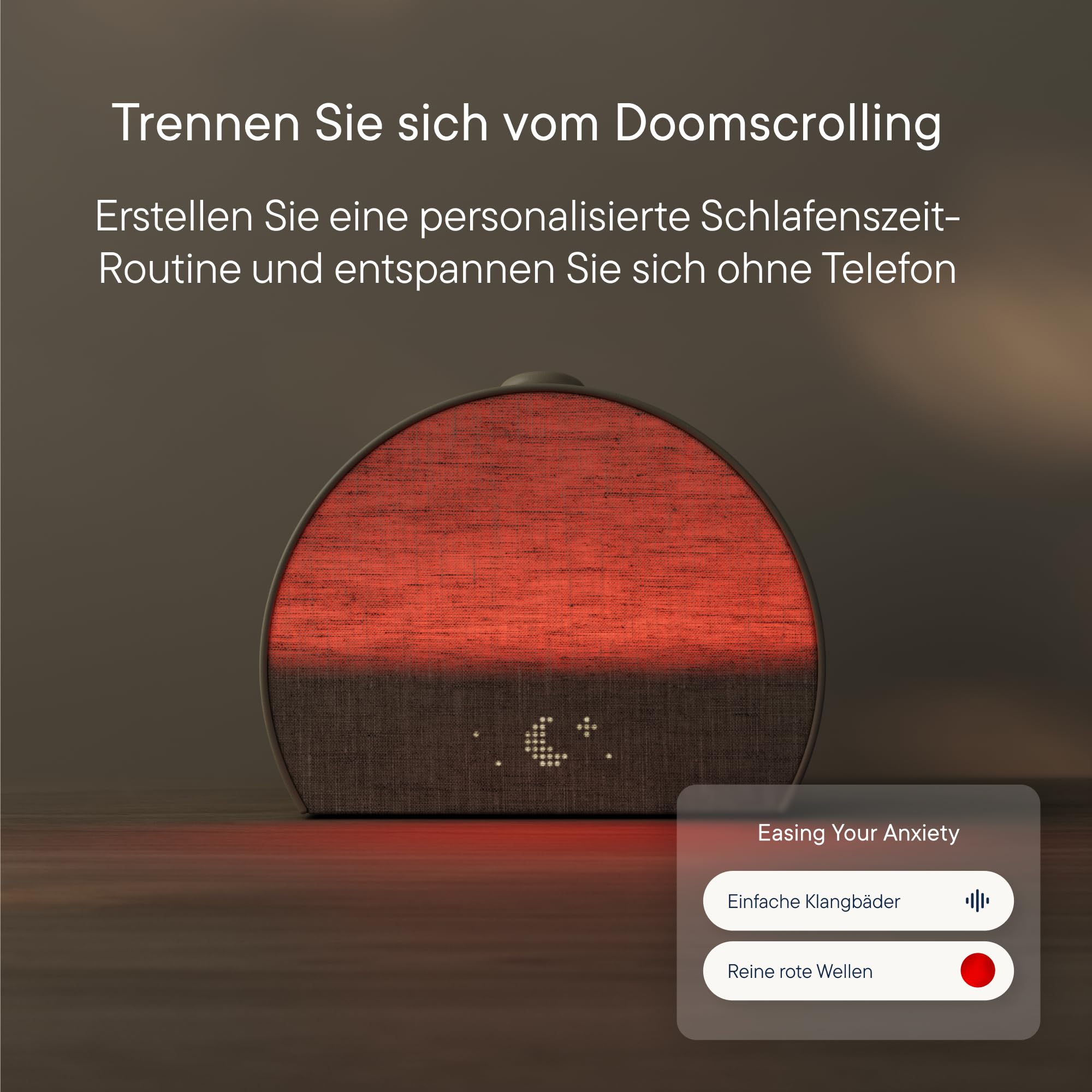 Hatch Restore 3 Sunrise-Alarmwecker und Wecker mit Soundmaschine & Smart-Licht – Weißes Rauschen, bildschirmfreie Schlafroutine