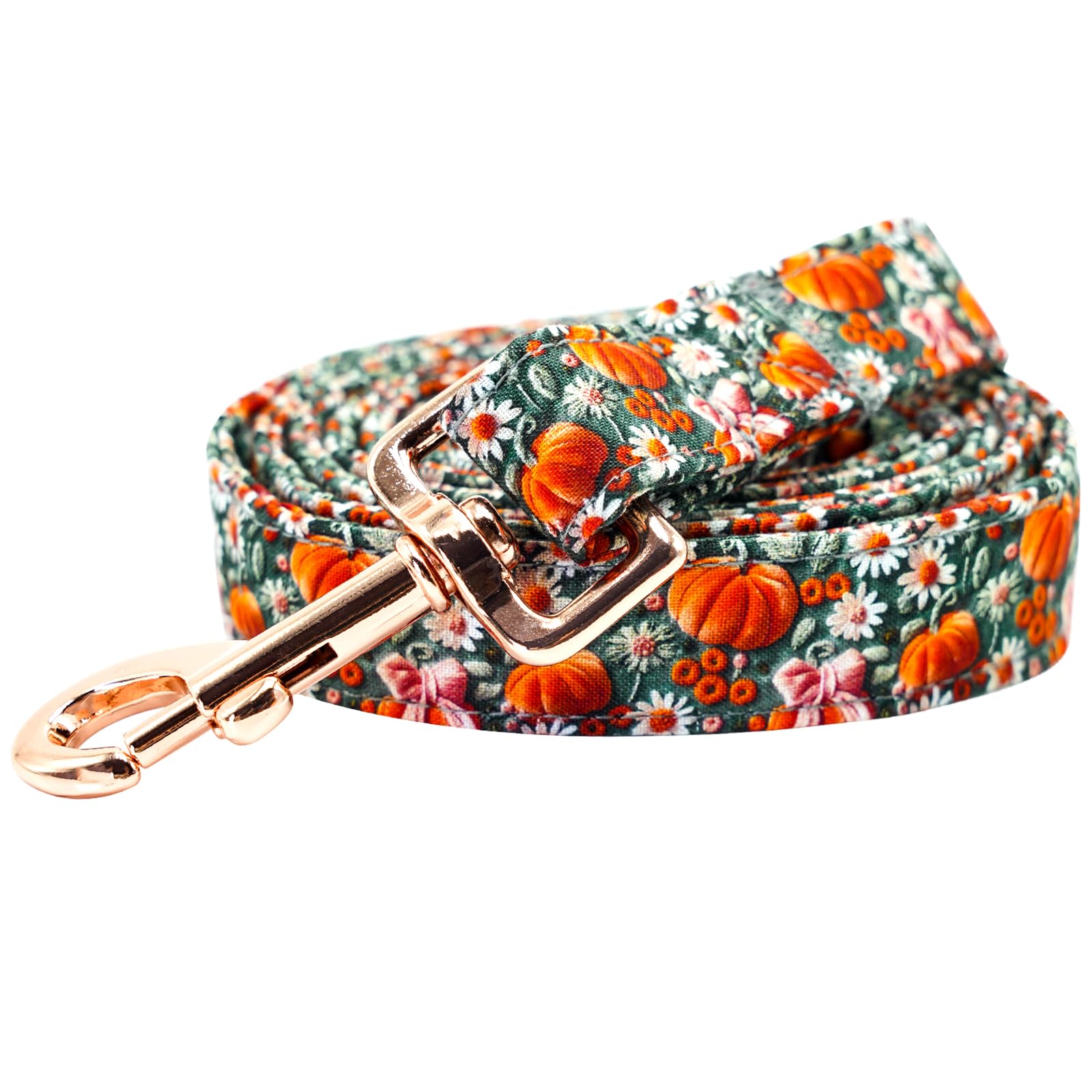 Elegant little tail Dog Leash, Halloween Pet Leashes Pumpkin Female or Male Durable Cotton Leash Soft Handle Pet Puppy Leashes for Small Medium Large Dogs — image 1