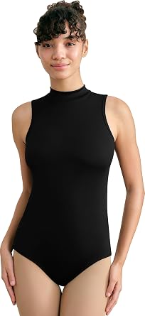 Womens Turtleneck Leotard for Dance Ballet Tank