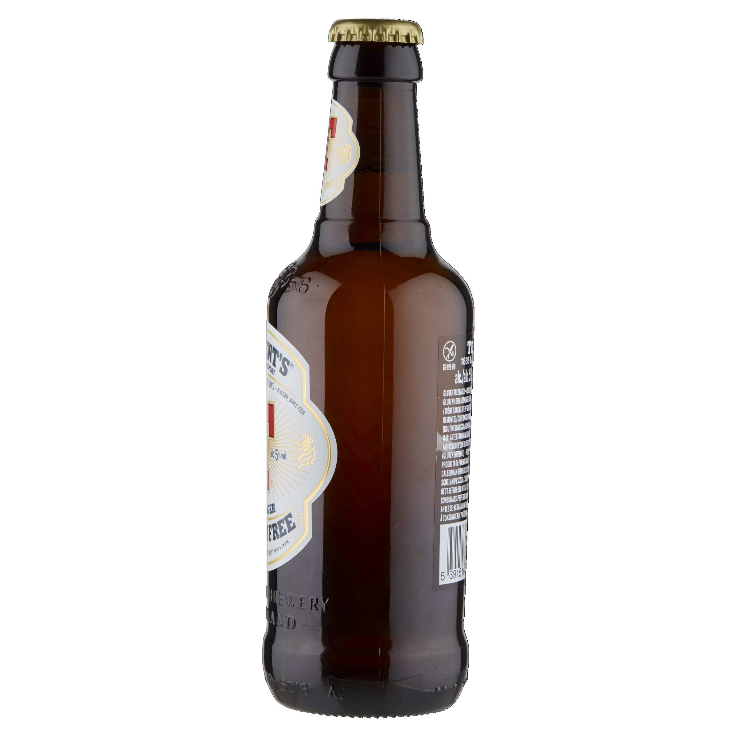 Tennent's Gluten Free 24x330ml. 5,00% (caja de 24 uds)