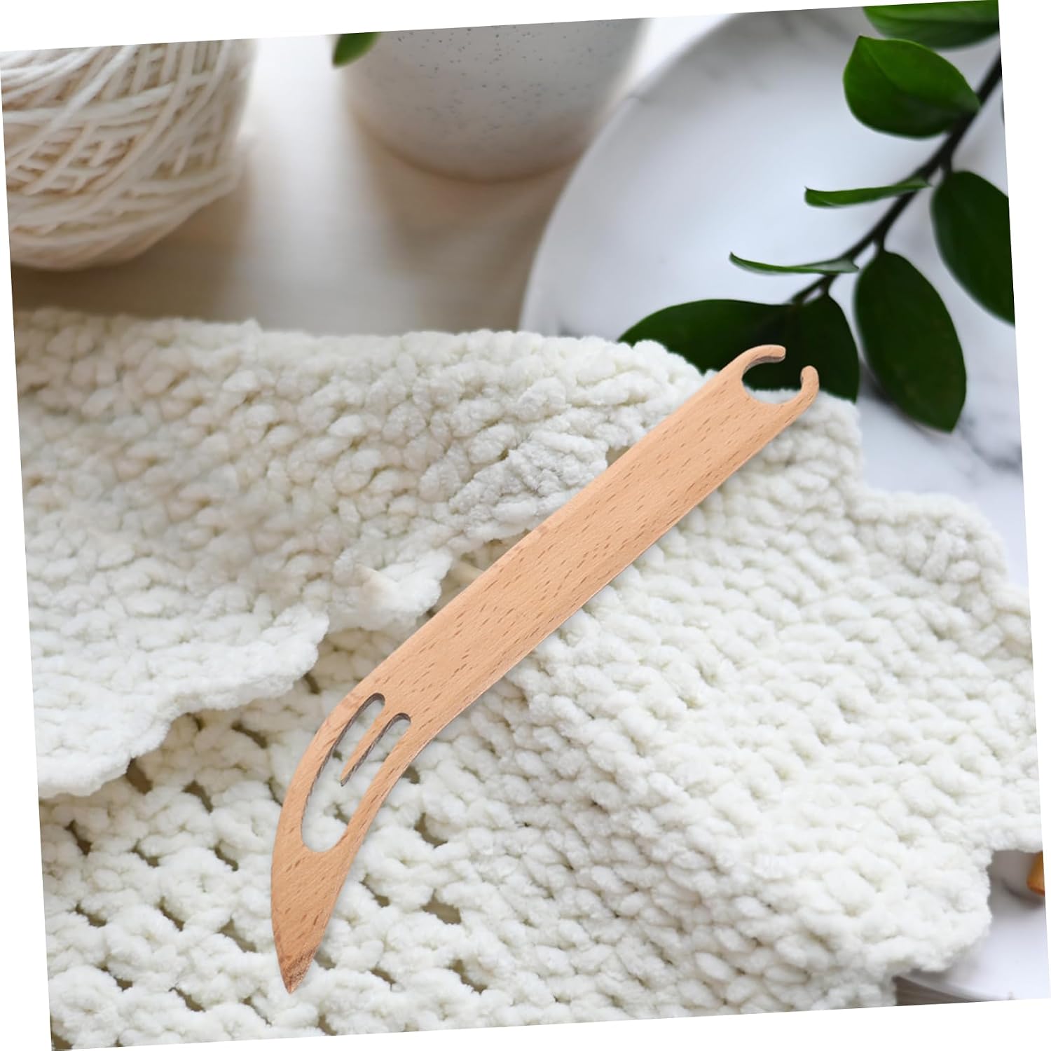 Wooden Weaving Shuttle Tool for Beginners Knitting DIY Crafts