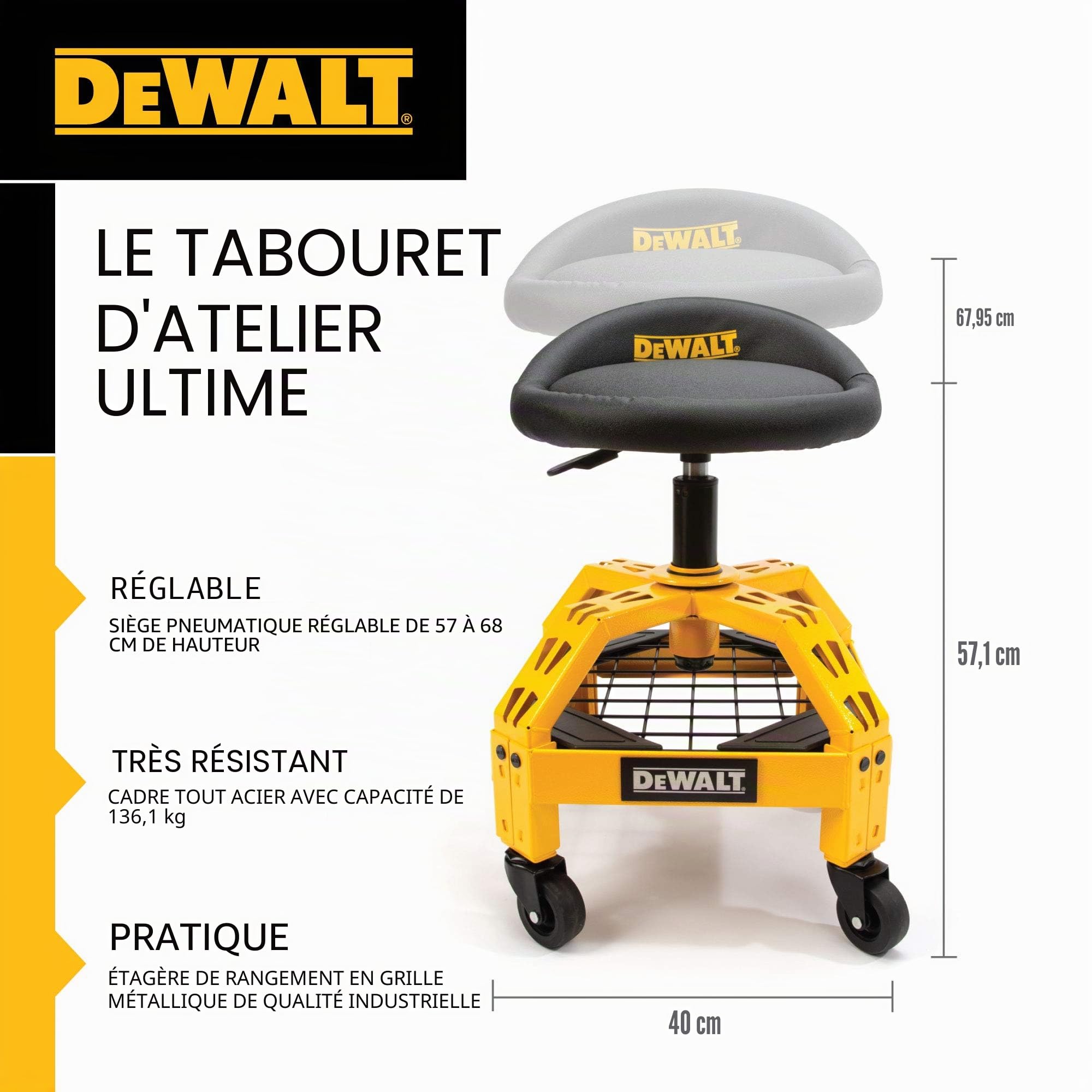 DEWALT DXSTAH025 Tabouret