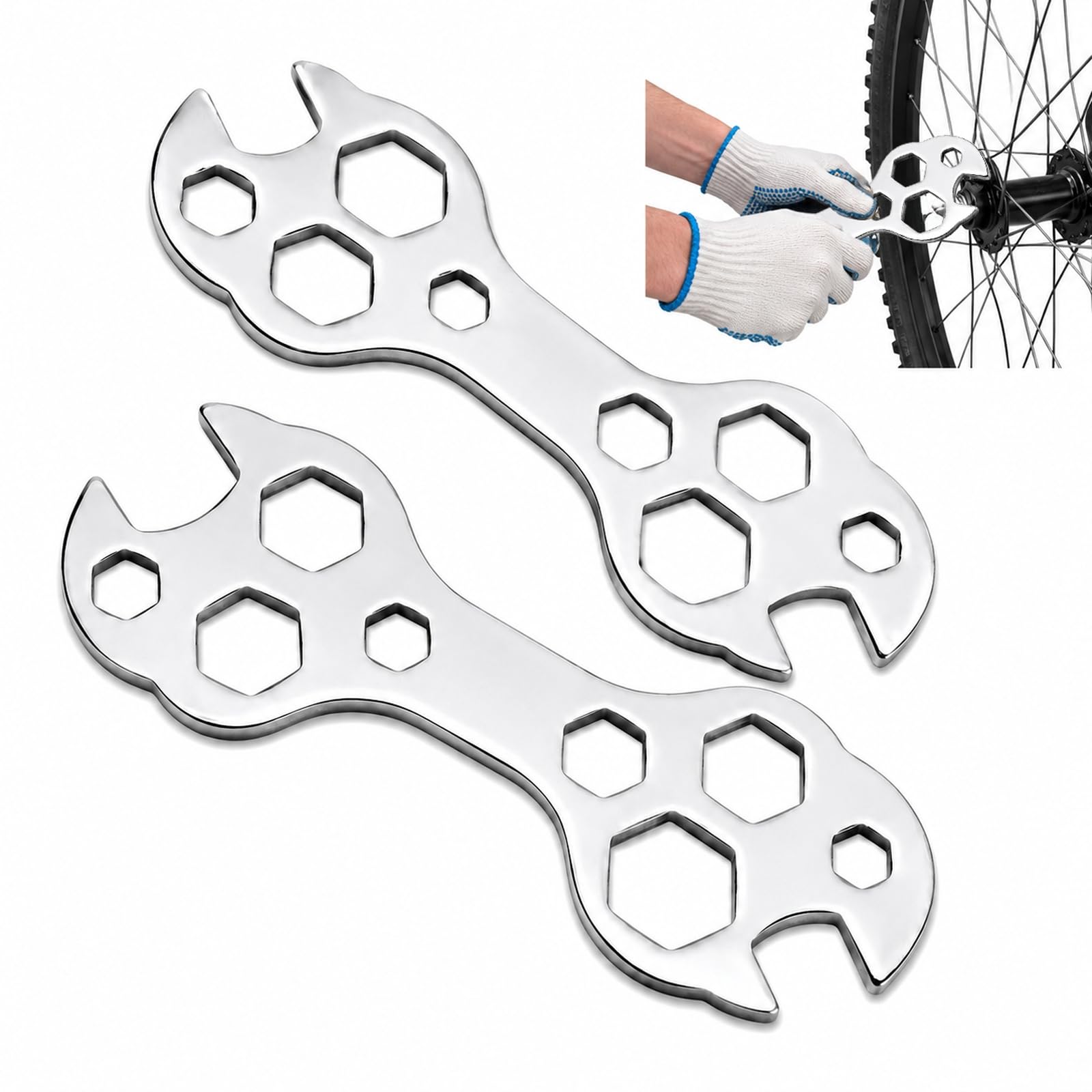 molicorl Bike Multi Tool, Compact Bicycle Repair Tool and Spanner Accessory for Adults, Portable Cycle Maintenance Equipment for Road Bikes, Mountain Bikes, Commuting and Travel