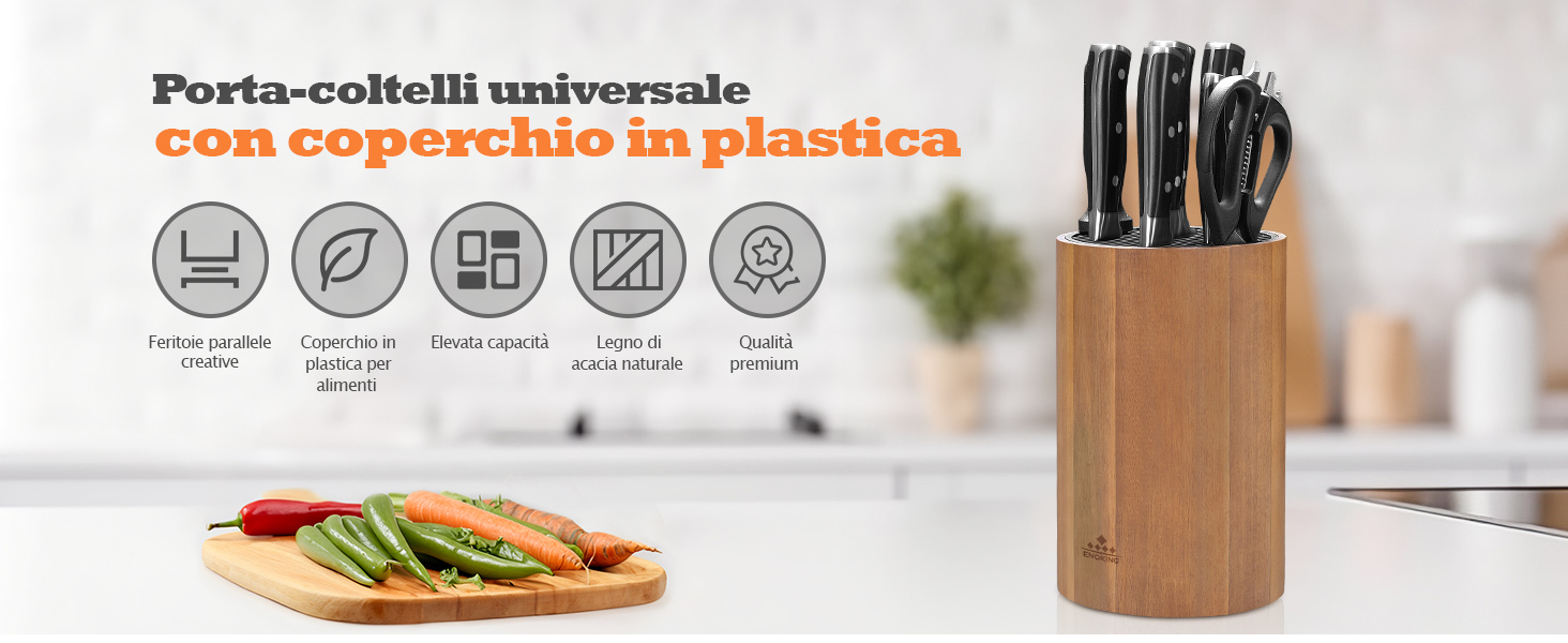 Portacoltelli Retrò Foratore Portacoltelli Da Banco Con Asciugatura - Organizzatore Cucina Retrò Beige, Grande Capacità Portautensili Da Cucina - 12