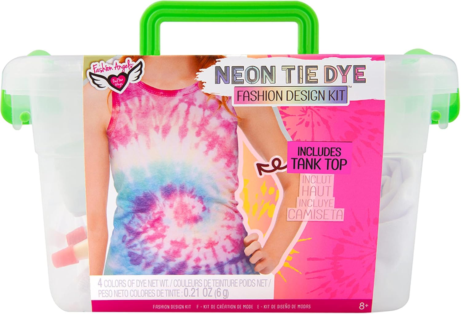 Fashion Angels Tie Dye Kit Neon Tie Dye Tank Top Kit