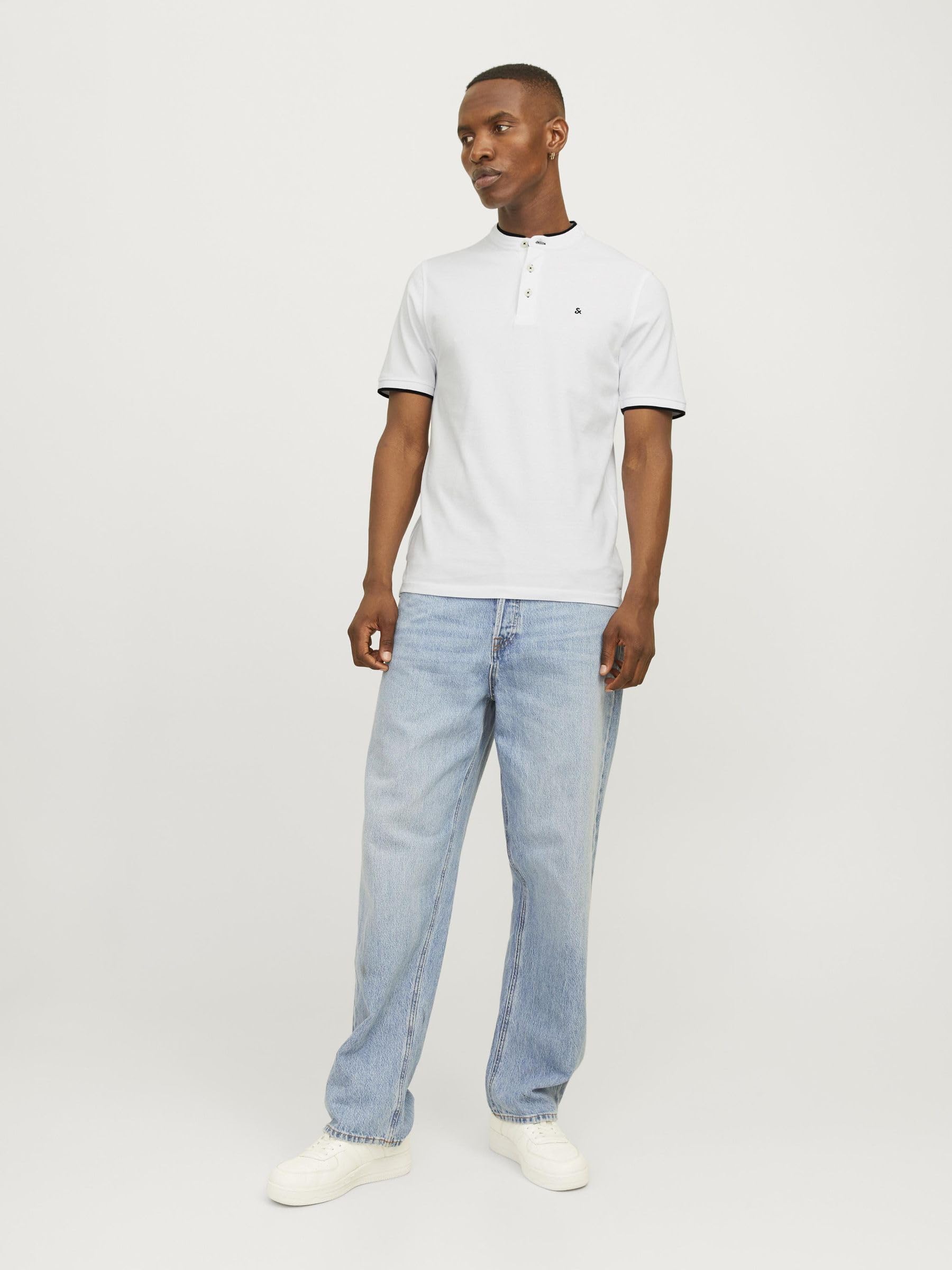 JACK & JONES Male Poloshirt Einfarbig Poloshirt