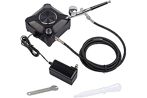 Orcair Airbrush Compressor Kit: Dual-Action Multipurpose Precision for Painting, Makeup, and More