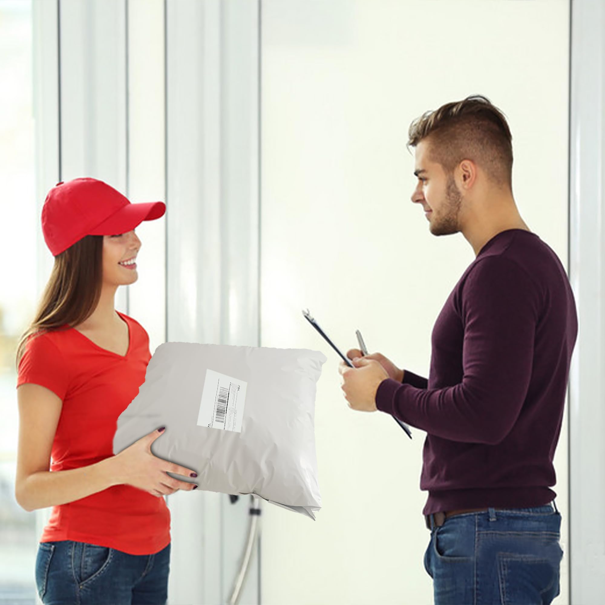 Buste Spedizione Vinted 50 Pezzi - Impermeabili E Autoadesive Per Vestiti E Pacchi (4 Misure Miste)