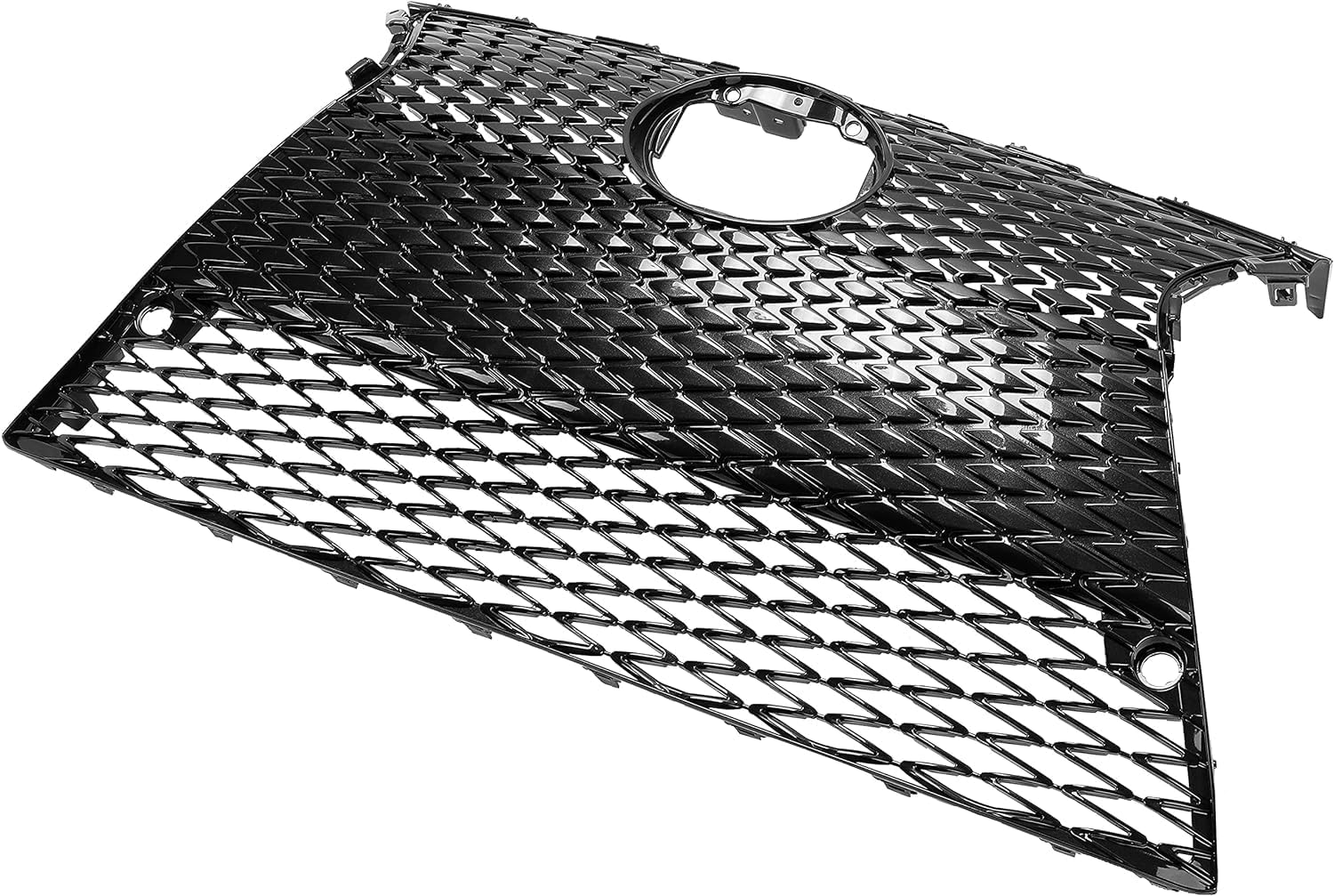 KUAFU Front Bumper Grille Compatible with 2014-2016 Lexus F-Sport IS200t IS250 IS350 LX1200152 LX1036115 Upper & Lower Grill (2 packages)