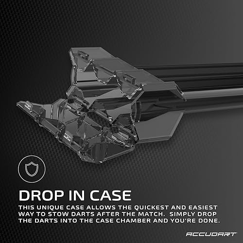 Miniatura 6 de Accudart Juego de dardos de punta suave 3.0 - Barril de acero con acabado de bronce - Agarre híbrido - Ejes de policarbonato - Vuelos de forma