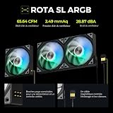 TRYX Panorama 360 ARGB 360mm AIO 6.67'' AMOLED Curved Screen 3D Anamorphic Effect Display Customizable AIO Cooler 360mm Asetek 8th Gen V2 320w TDP Pogo-Pin ARGB Fan Intel LGA 1851/1700 AMD AM5/AM4 - 7