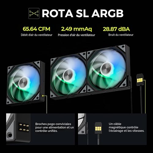 TRYX Panorama 360 ARGB 360mm AIO 6.67'' AMOLED Curved Screen 3D Anamorphic Effect Display Customizable AIO Cooler 360mm Asetek 8th Gen V2 320w TDP Pogo-Pin ARGB Fan Intel LGA 1851/1700 AMD AM5/AM4 - 7