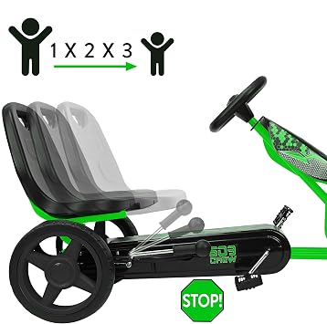 XSpeed Pedal Go Kart - Green
